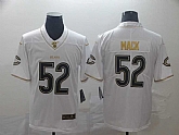 Nike Bears 52 Khalil Mack White Gold Vapor Untouchable Limited Jersey,baseball caps,new era cap wholesale,wholesale hats